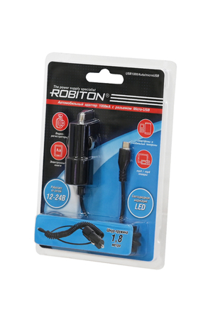 ROBITON USB1000/Auto/microUSB (12-24B) BL1