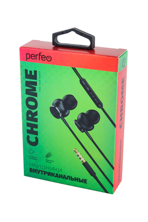 PERFEO CHROME PF_C3214 с микрофоном черные BL1