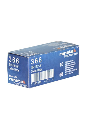 RENATA SR1116S    366 (0%Hg), упак. 10 шт