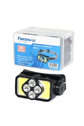 FOCUSray 890156 1304 налобный 4LED+2COB