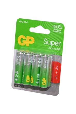 GP Super GP15AA214/4-2CRSBC8 G-TECH LR6 4+4шт BL8
