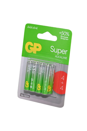 GP Super GP24AA214/4-2CRSBC8 G-TECH LR03 4+4шт BL8