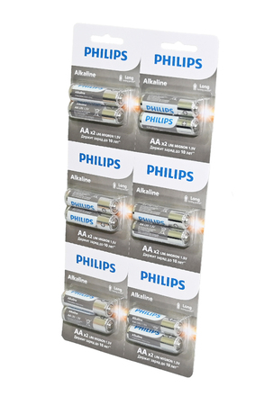 PHILIPS Alkaline LR6A12S/51 LR6 отрывной 2*6 BL12