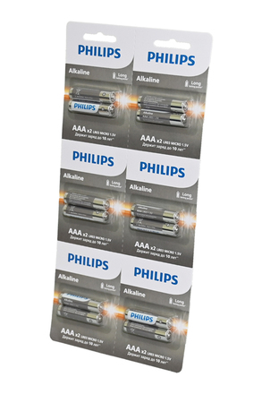 PHILIPS Alkaline LR03A12S/51 LR03 отрывной 2*6 BL12