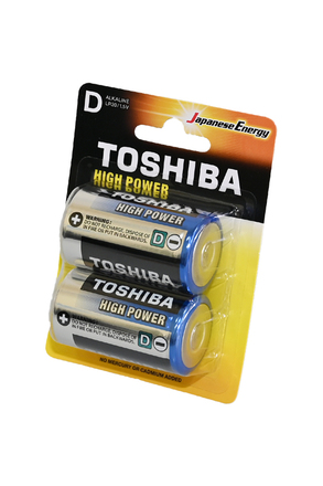 TOSHIBA HIGH POWER LR20GCP BP-2 LR20 BL2