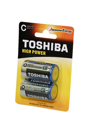 TOSHIBA HIGH POWER LR14GCP BP-2 LR14 BL2