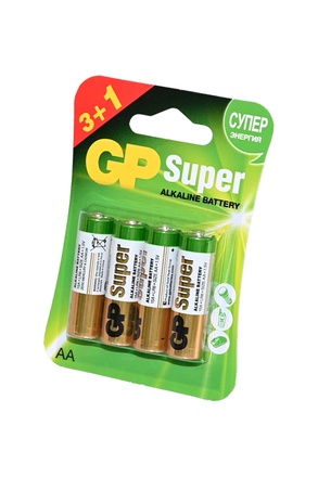 GP Super GP15A3/1-2CR4 LR6 3+1шт BL4