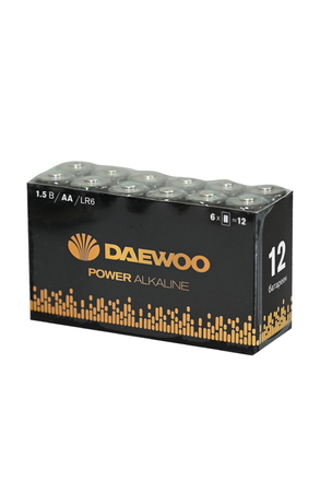 DAEWOO POWER Alkaline LR6 в упаковке 12 шт