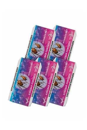 КОСМОС KOC_GH335_5 клеевая ловушка от тараканов и муравьёв, набор 5 штук