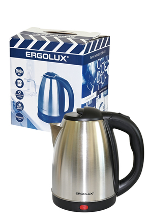 ERGOLUX ELX-KS05-C72 электрический, матово-черный с нерж. сталью